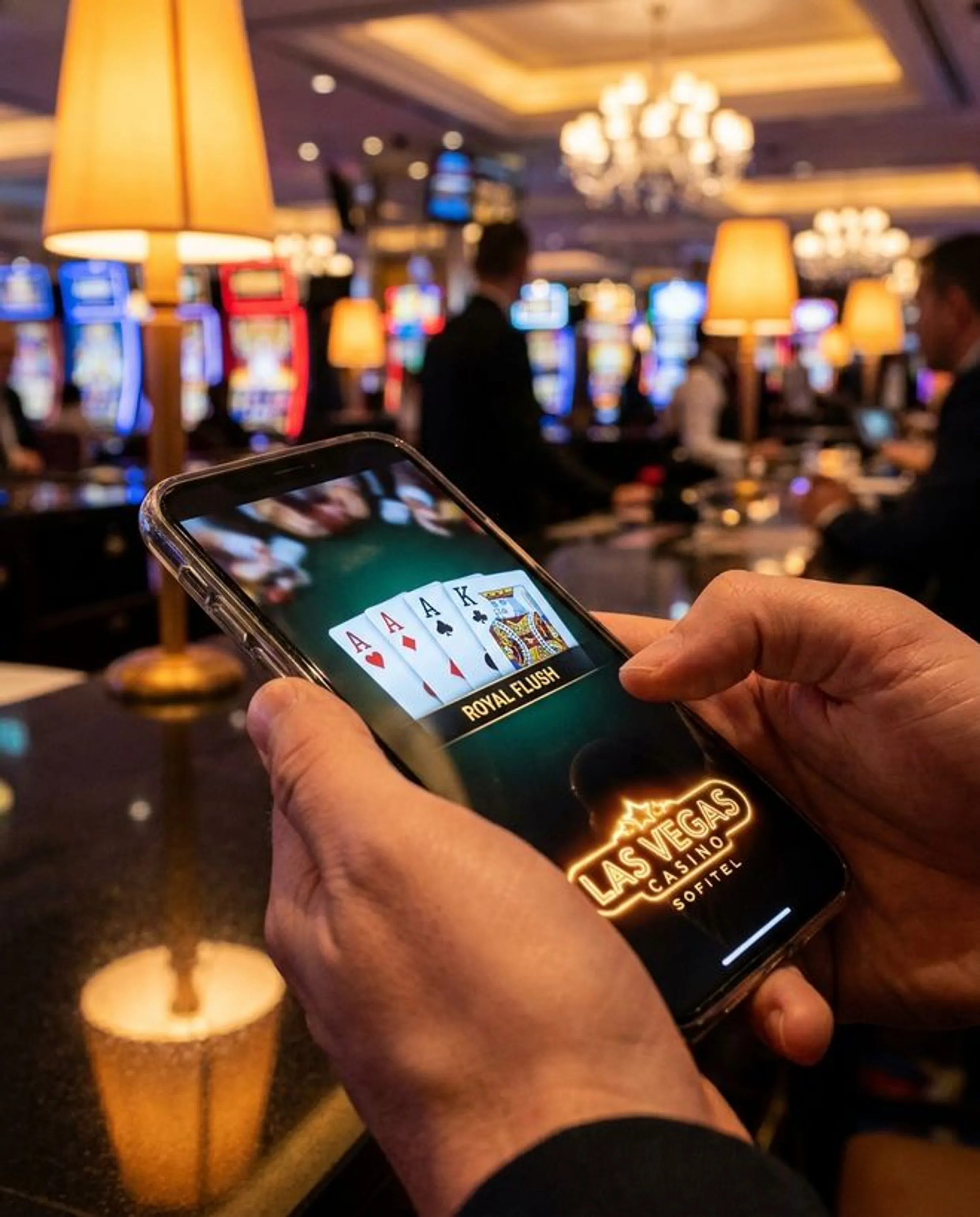 Poker online con carte reali (Las Vegas Casino Sofitel)